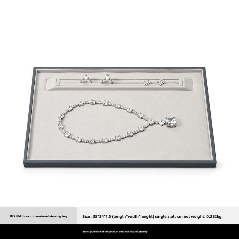 Multi-Functional Jewelry Storage Tray for Rings, Necklaces & Earrings Display Organizer