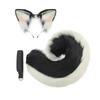 Comic Show Cos Props Handmade Kc Beast Ears Headband Dog Tail Plush Beast Ears Beast Tail Set