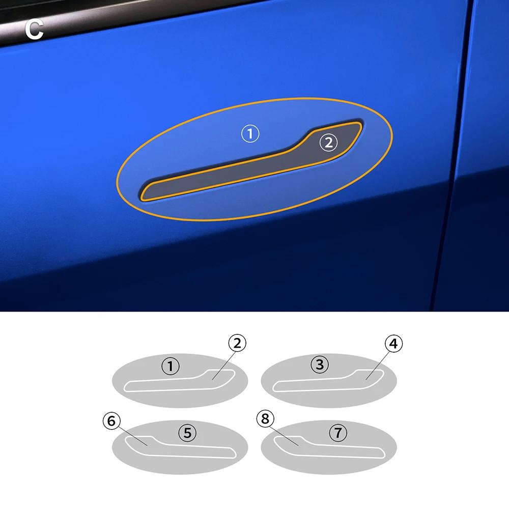 TPU Protective Film For Tesla Model Y Juniper Launch 2025 2026-UP Front Door Rear Door Extended Bumper Lamp Invisible Car PPF