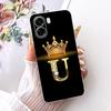 Для OPPO A6X A6 A6T Pro 4G 5G Модный чехол для телефона с буквой и короной Для Oppo A6x A 6 A6T Pro 4G Мягкие силиконовые TPU чехлы