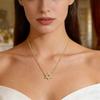 Star of David Necklaces for Women Men Fashion Hollow Hexagonal Star Pendant Chain Necklace Judaica Jewish Jewelry