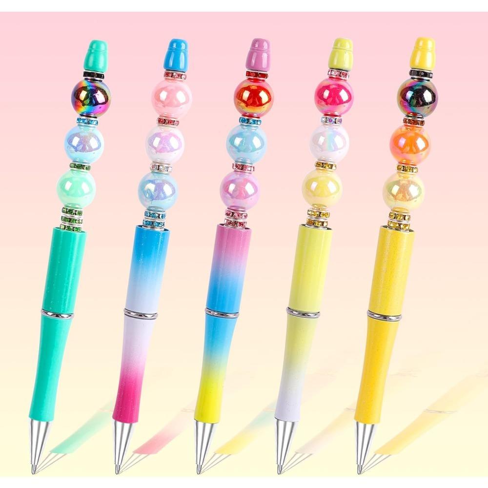 10/30/50pcs Acrylic Beads Ab Rainbow Color Block Bubble Gum Beads Inlay Beads DIY Bead Hairband Bracelet Pen Bag Chain Jewelry Making