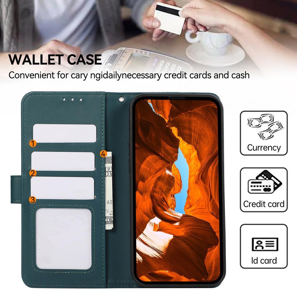 For Motorola Moto G56 5G Case RFID Blocking Flip Leather Phone Cover