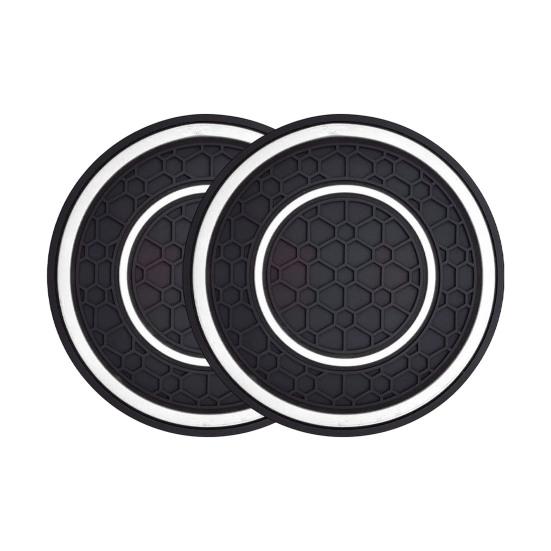 2 шт. автомобильные подставки под стаканы термостойкие нескользящие водонепроницаемые канавки универсальный держатель для стаканов аксессуары для салона автомобиля