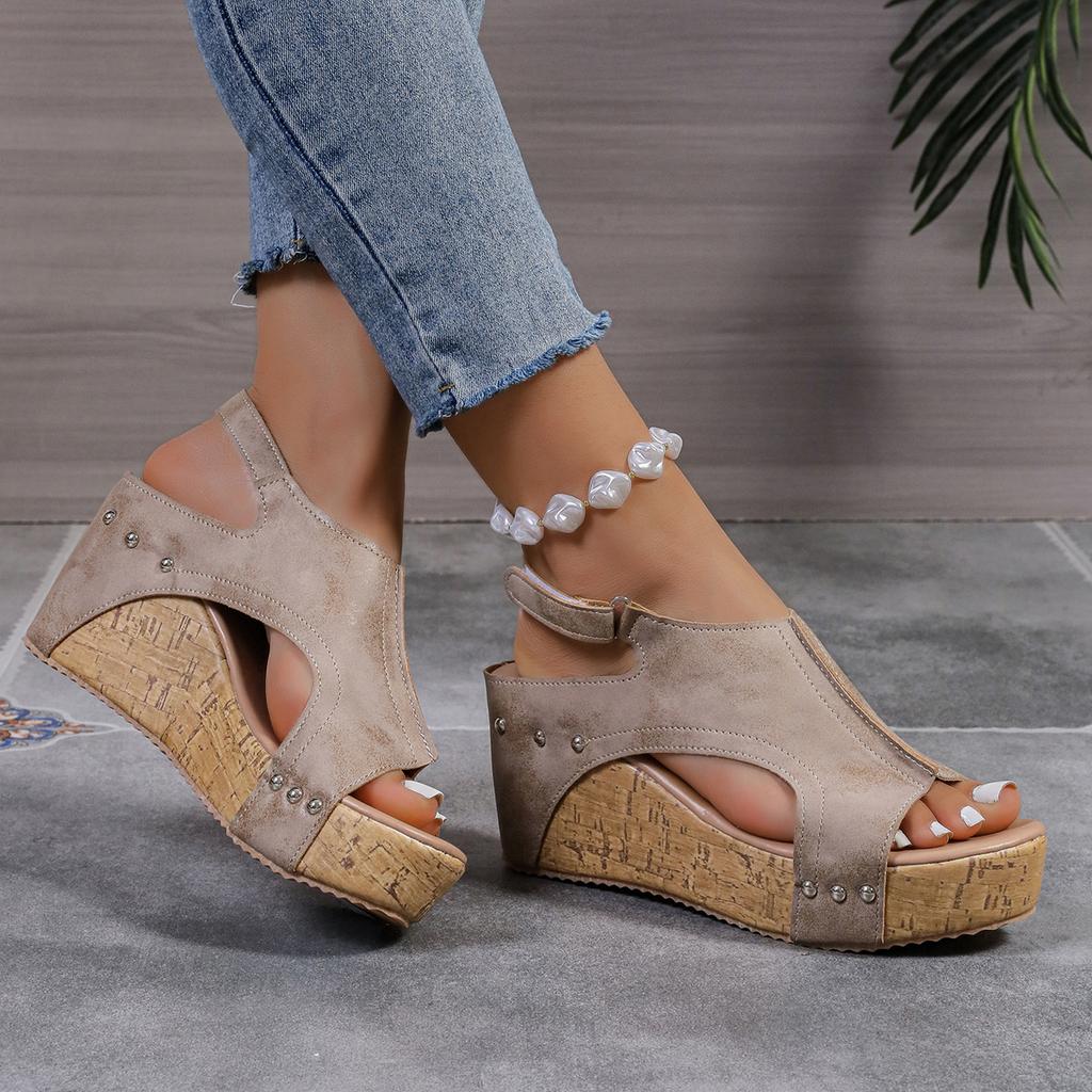 Women Wedges Sandals New Summer Platform Sandals Women Peep Toe Elegant Luxury Designer Shoes for Woman Sandalias De Mujer