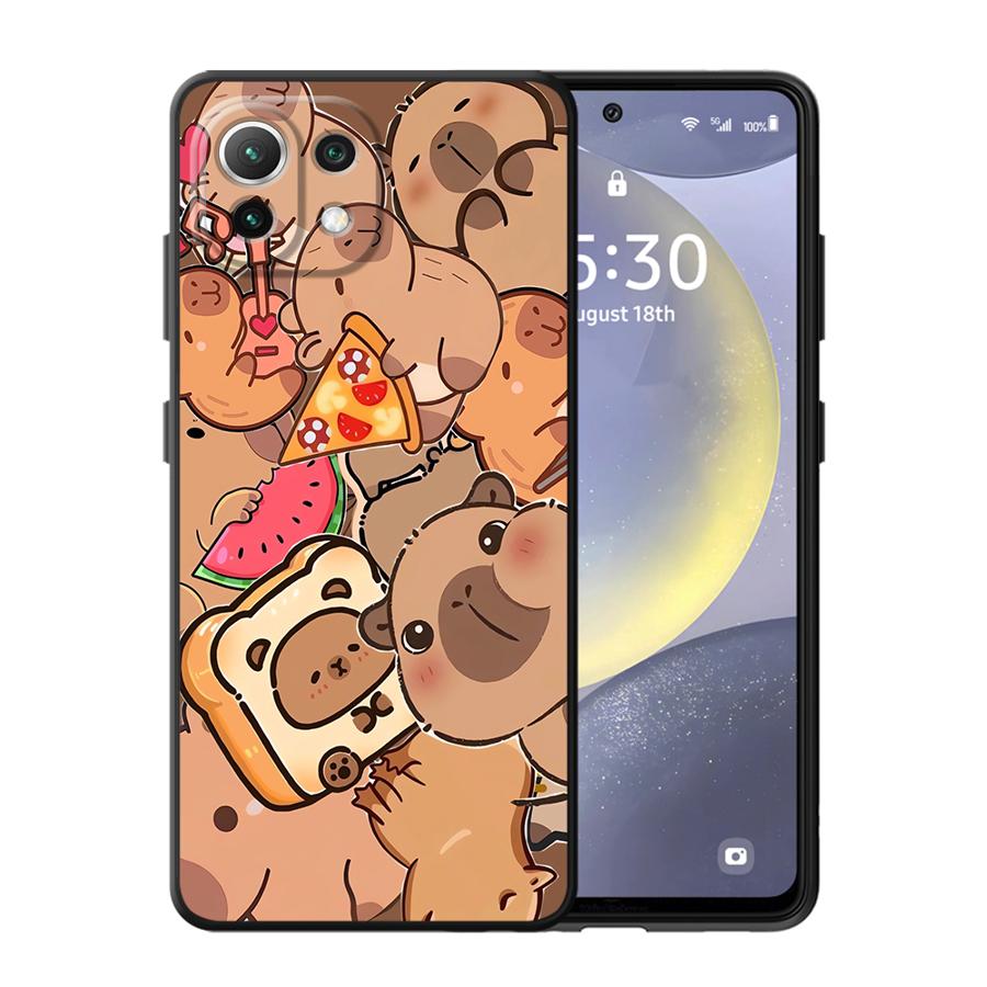 Красочный чехол с капибарой для Xiaomi Mi 12T Pro 12 12X 11T 15 Pro 11 14 10T 13 Lite Funda Чехол для телефона