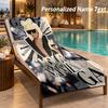 Lady Gaga Custom Name Beach Towel Large Soft Towel for Indoor Bathroom Outdoor Beach