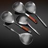 Большой набор шумовок, сито для пасты из нержавеющей стали, дуршлаг, половник с зажимом для еды, ложка для фритюрницы, совок для жарки, готовки, сервировки