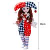 30Cm Bjd Dolls Princess Full Set 1/6 Anime Bjd With Clothes 23 Joint Movable Body Dress Up Doll House Set Birthday Gifts Toys