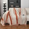 INS Nordic Sofa Cover Mat Throw Blankets for Living Room Couple Position Modern Throw Stripe Camping Picnic Blanket Cover