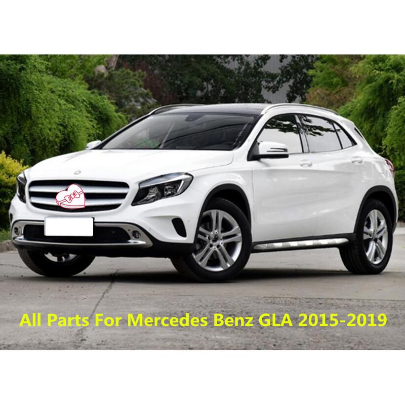 Car Body Cover Detector Seat Adjustment Knob Button Switch Trim Frame Parts 6pcs For Mercedes Benz GLA 2015 2016 2017 2018