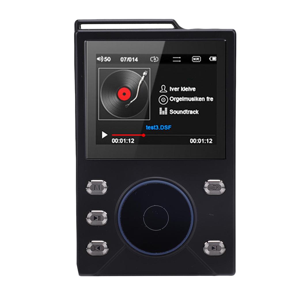 Hi-Fi MP3-плеер с 5.4 DSD FLAC Воспроизведение без потерь Музыкальный плеер высокого разрешения DSD256 Поддержка до 256 ГБ