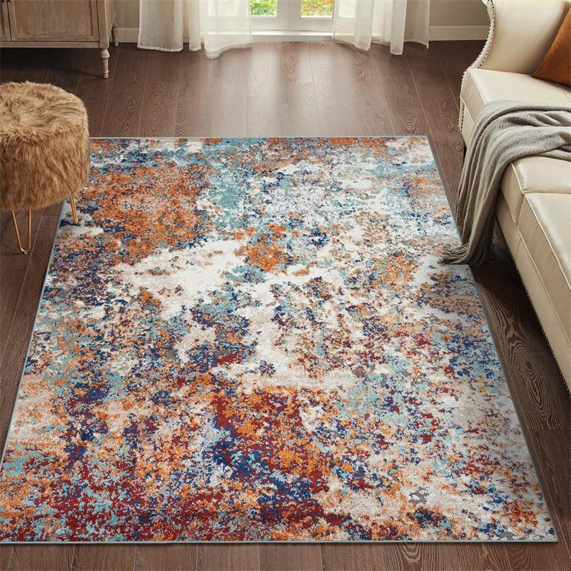 Crystal Pile Carpet Modern Abstract Living Room Kitchen Bathroom Entryway Washable Rugs Stain-resistant Large Mats