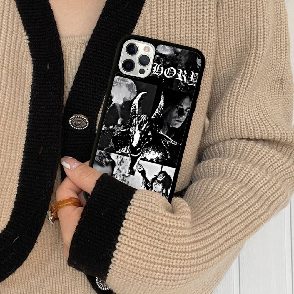 Bathory Quorthon Певец Группы Для IPhone 17 16 15 14 13 12 11 Mini Pro Max Plus PC+TPU Задняя Крышка Телефона