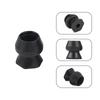 2 Pack/ 4 Pack Trailer Door Holder Kit, Low Profile Rubber Black Trailer Door Holder Bumper Fits For Most RV Trailer