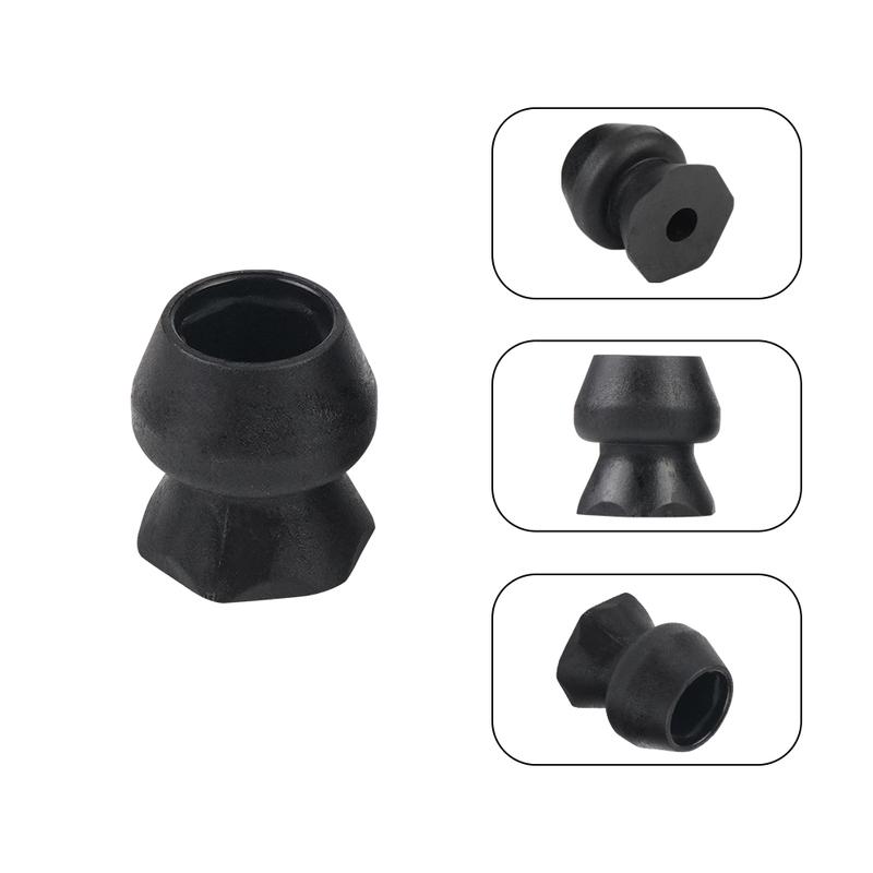 2 Pack/ 4 Pack Trailer Door Holder Kit, Low Profile Rubber Black Trailer Door Holder Bumper Fits For Most RV Trailer