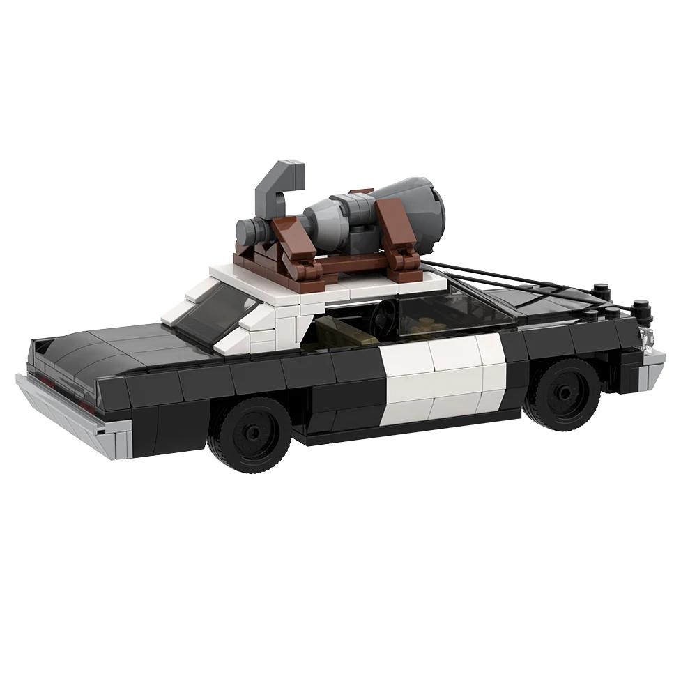Gobricks MOC Пикап Блюзмобиль VБратья Блюзз Мини-суперкар Скорость Блюзмобили Автомобиль Строительный блок Модель Игрушка Подарок