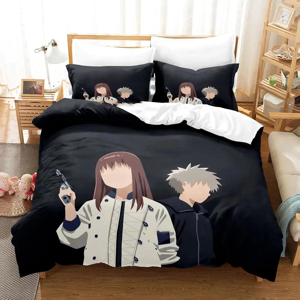 Anime Heavenly Delusion Bedding Set Duvet Cover Bed Set Quilt Cover Pillowcase Comforter King Queen Size Boys Adult Bedding Set
