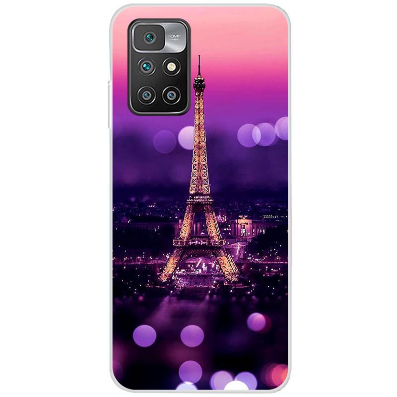 Чехлы для Redmi 10, силиконовая задняя крышка, чехол для телефона для xiaomi Redmi 10, 2022, мягкая сумка, 6,5 дюйма, глобальный чехол, бампер из ТПУ, новинка