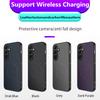 For Samsung Galaxy A55 Luxury Carbon Fibre For Magsafe Magnetic Case For Samsung A55 Wireless Charging Lens Protector Cover