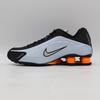 AR3565-401 Nike Shox R4 Синий оттенок Общий оранжевый Черный Металлический серебристый (Женский)