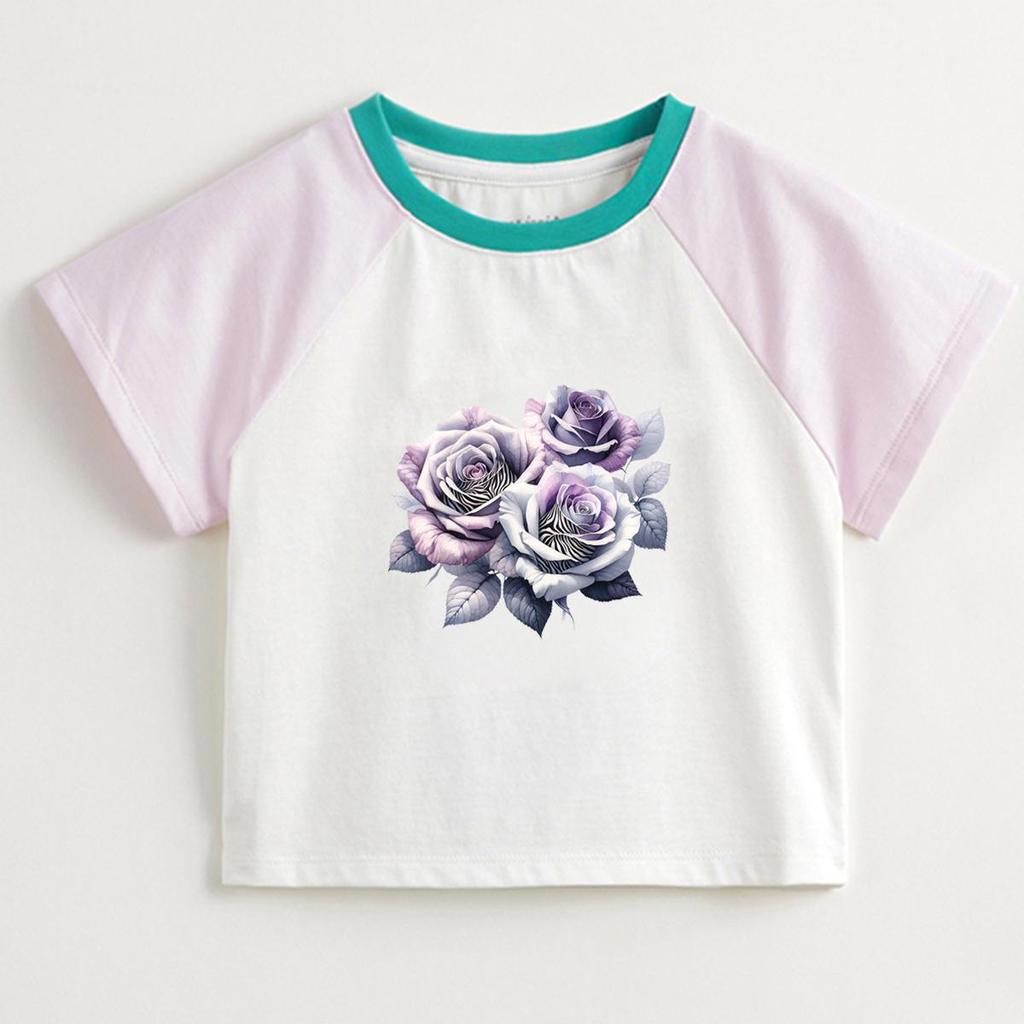 15 см Цветочная серия Термонаклейка На Одежду Индивидуальный Логотип Сделай Сам Наклейки На Одежду Футболки Толстовки Термоперенос Наклейка