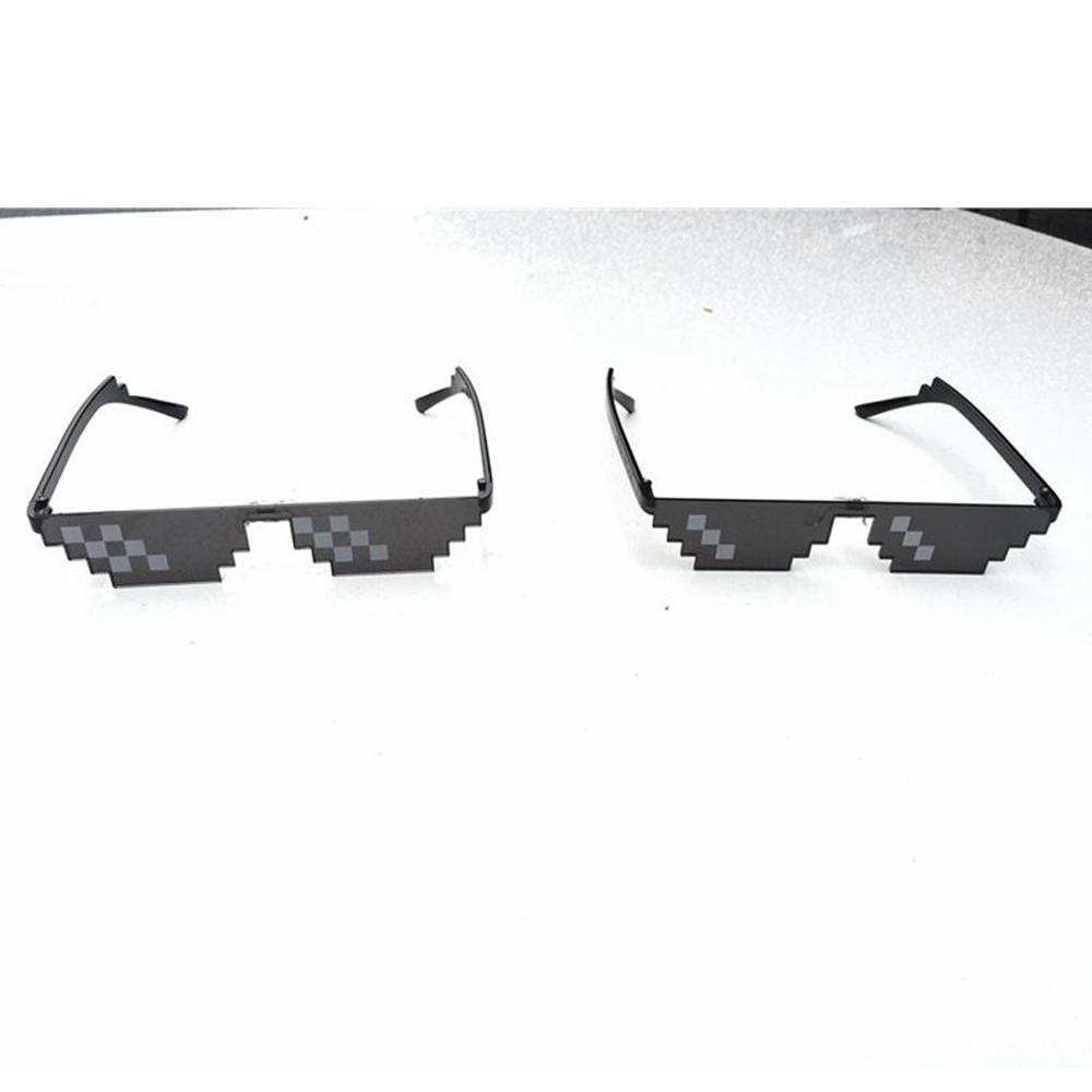 Лидер продаж, высококачественные очки унисекс, портативные легкие модные солнцезащитные очки, индивидуальные пиксельные солнцезащитные очки