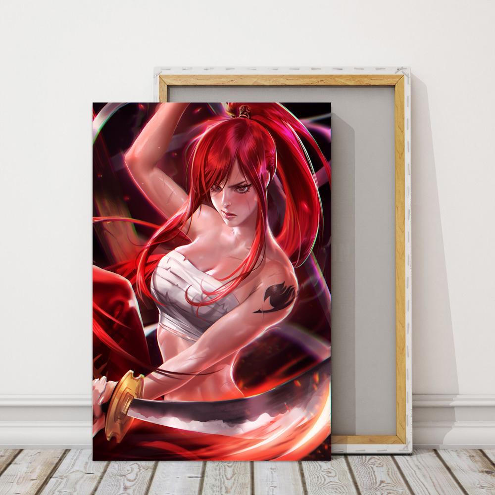 Рамка из цельного дерева, канадский художник, принты, сексуальная девушка, японское аниме, игра, HD настенная картина, художественный постер о красоте, картина на холсте, декоративная рамка для домашнего декора