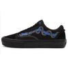Breana Geering X Skate Old Skool Black Blue Snake Unisex Sneakers VN0A5FCBY40