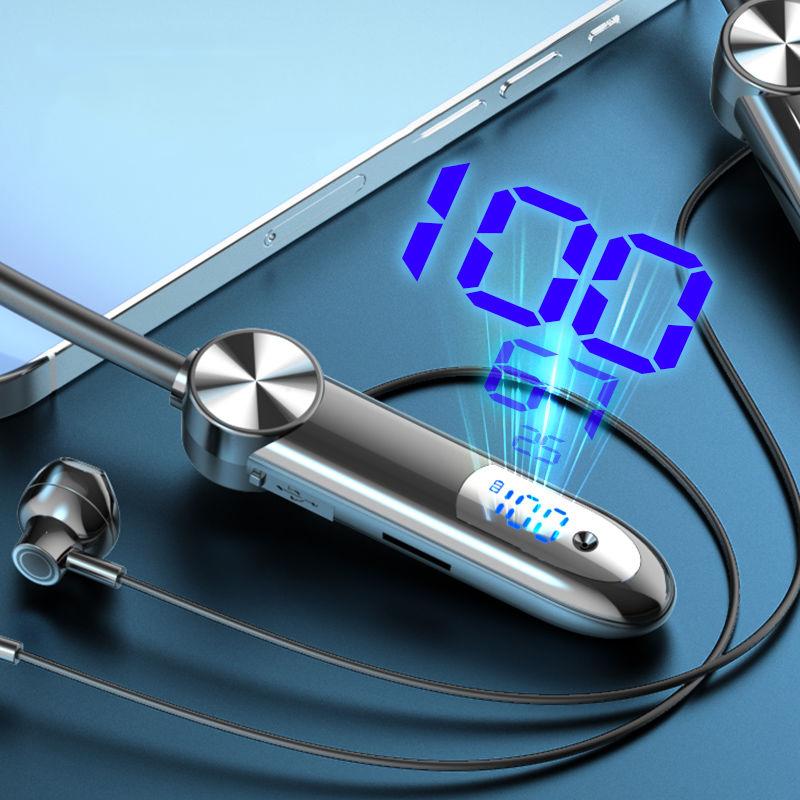 Waterproof Wireless Bluetooth5.3 Neckband Earphones Sport Magnetic Headset In Ear Earbuds Stereo Headphones For IOS Android Phone