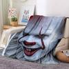1PC Horror movie theme blanket, all-season lightweight home office outdoor nap multifunctional blanket, Halloween gifts