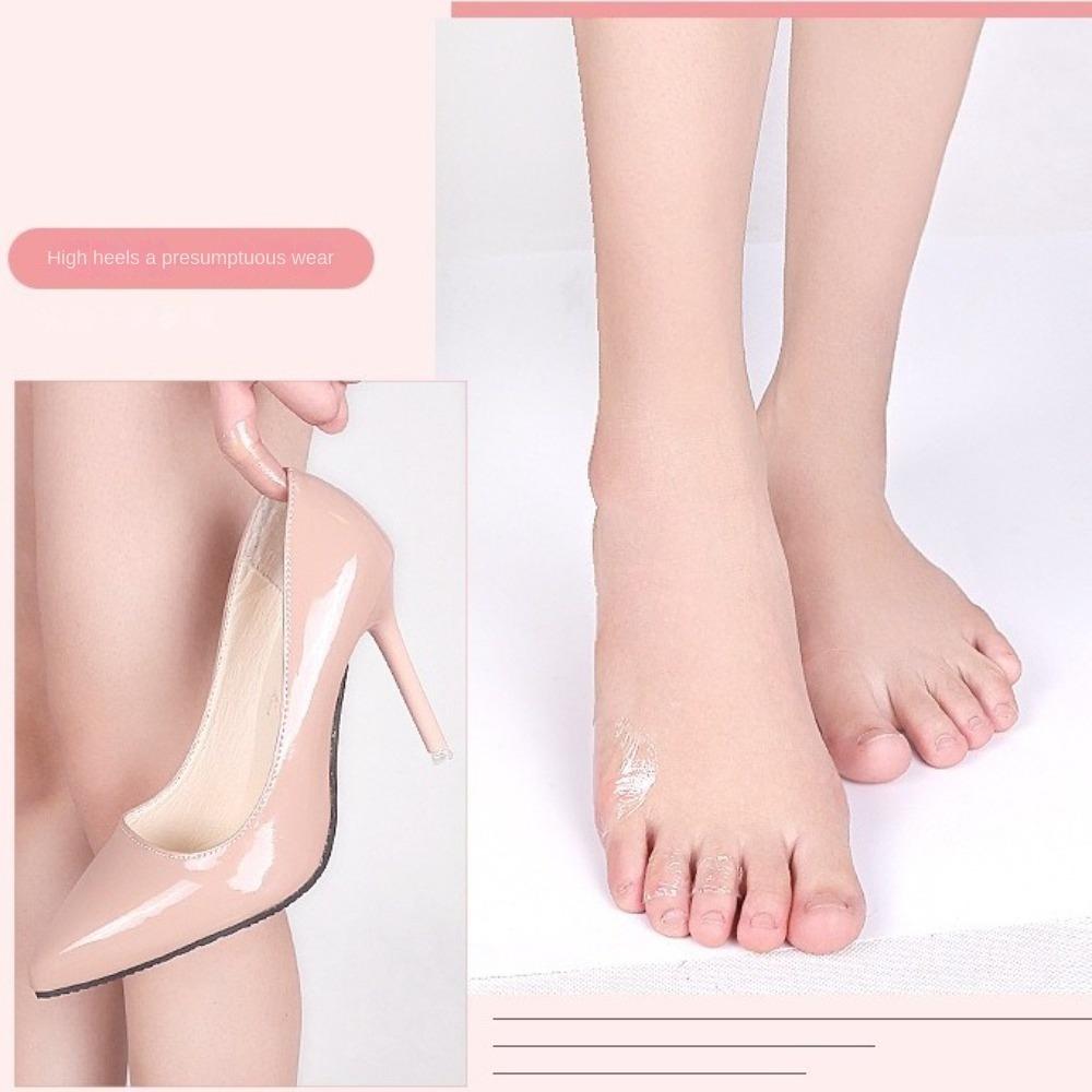 Ultra-thin Film Self-Adhesive Heel Sticker Transparent Anti-wear Foot Pad  Foot Care