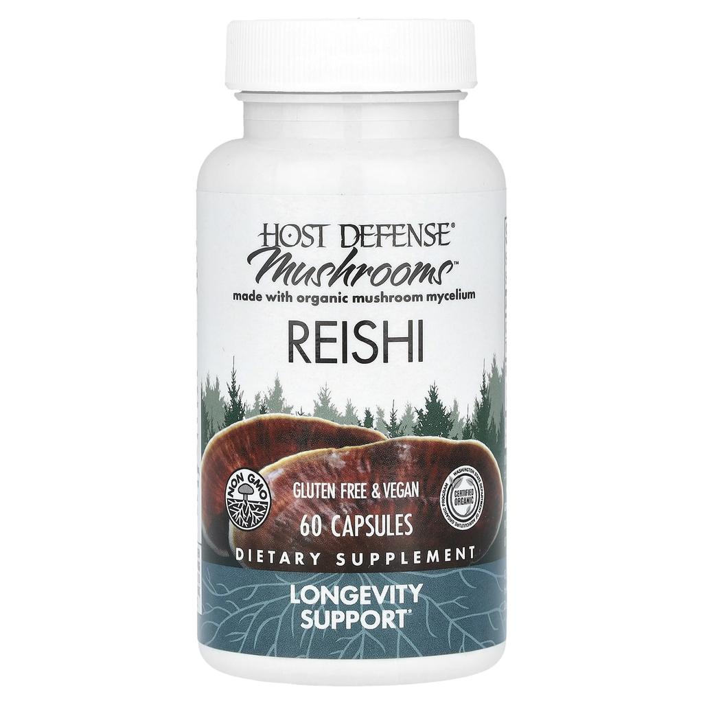 Mushrooms™, Reishi Mushroom, 60 Capsules (0.5G Per Capsule)