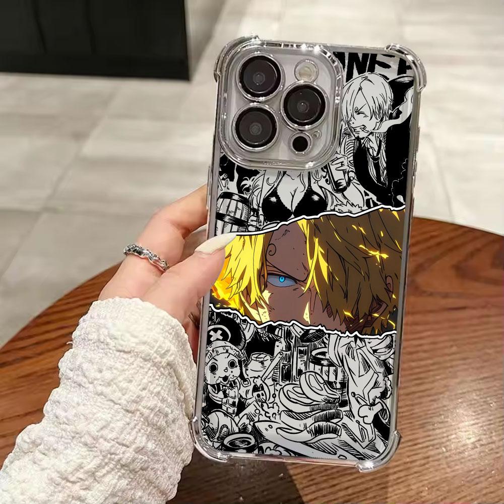 Япония Аниме Горячий One Pieces Мягкий Чехол Для iPhone 17 Pro 16 15 14 13 12 11 Pro Max Чехол 17 Plus 17E 16E 17Air Силиконовый Чехол для Телефона