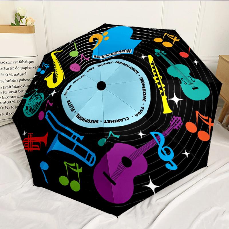 Good Times Music Album 8-Frame for Travel, camping, Casual Lightweight Portable Umbrella, Essential for every family Holidays Birthday Gift