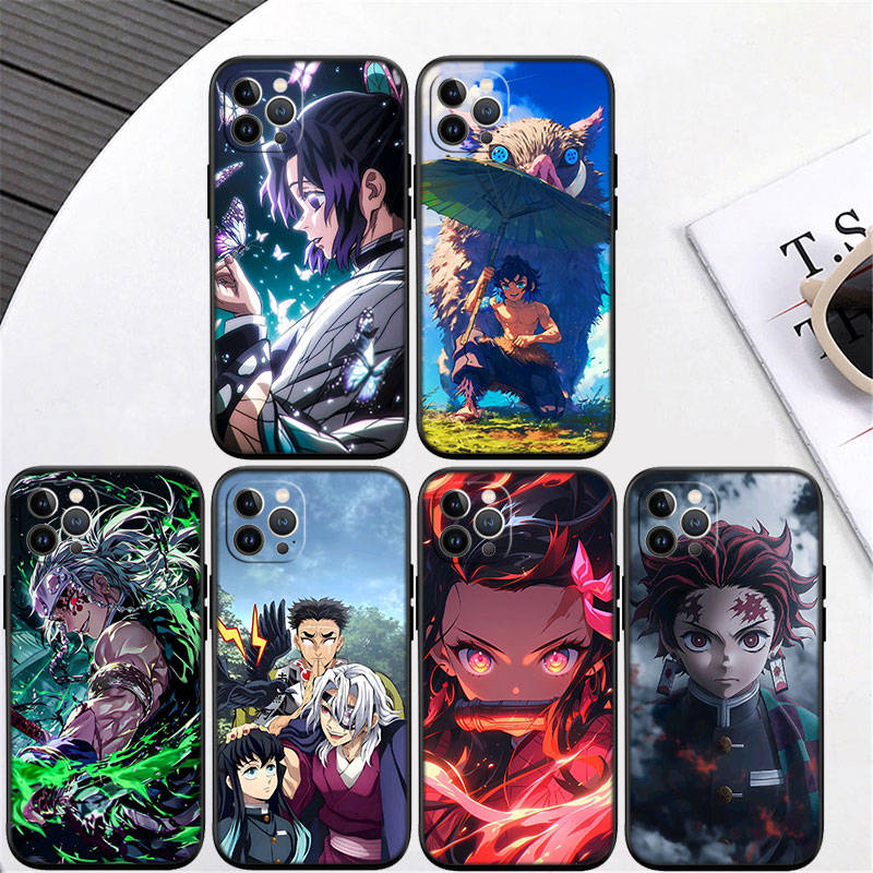 Чехол для телефона ED3 Anime Demon Slayer для Samsung A35 A25 A24 A15 A05S A05 M55 M35 M15 A06 A16 A02 A12 A13 A10 A20 A30 A22 A31 A32 A33 A41 A42 A50