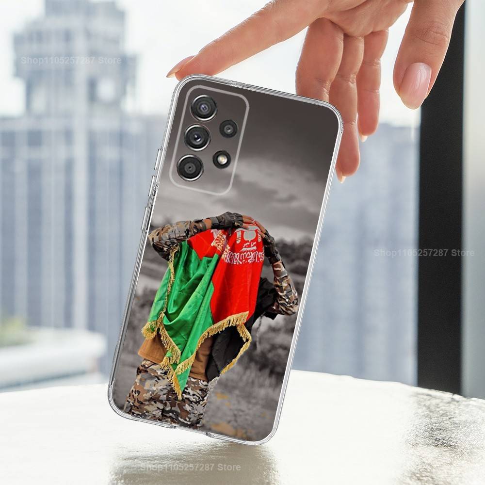 Флаг Афганистана Арт Телефон Для Samsung A30,71,51,S20,10,9,Ultra,FE,Lite, S21,23,22,Plus, Прозрачный, Силиконовый Чехол