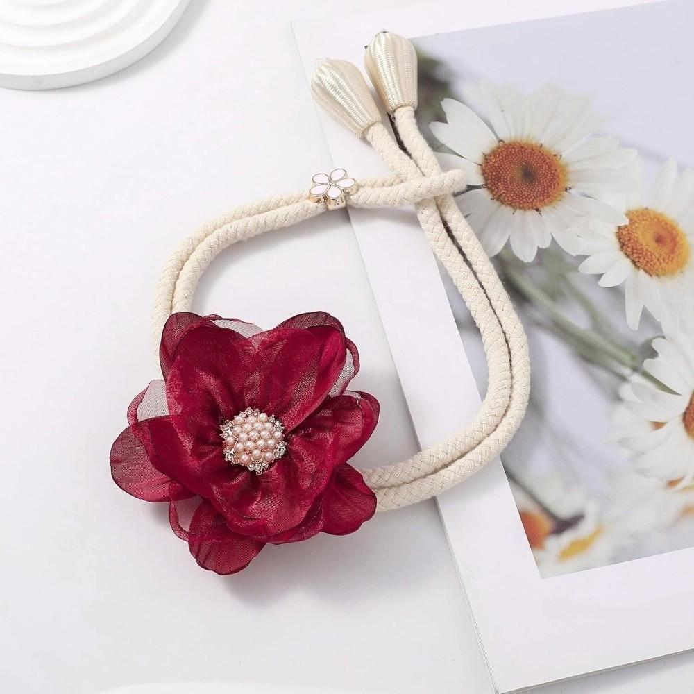 Romantic Flower Window Tiebacks Exquisite Curtain Straps Clips Curtain Tape Wedding