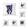 Creative Bulldog Print Pillowcase Office Living Room Car Ornaments Home Pillowcase