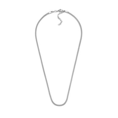Мужское серебристое сетчатое стальное колье Skagen TOV, SKJM0234040