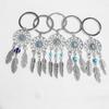 Handmade Dreamcatcher Keyrings Fashion Key Holder Alloy Texture Bag Pendant Suitable for Car Interior or Own Accessories