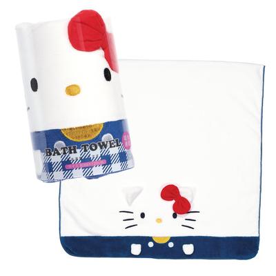 Впитывающее воду быстросохнущее банное полотенце Hello Kitty Sanrio высота 60 x ширина 120 см TODR1-A