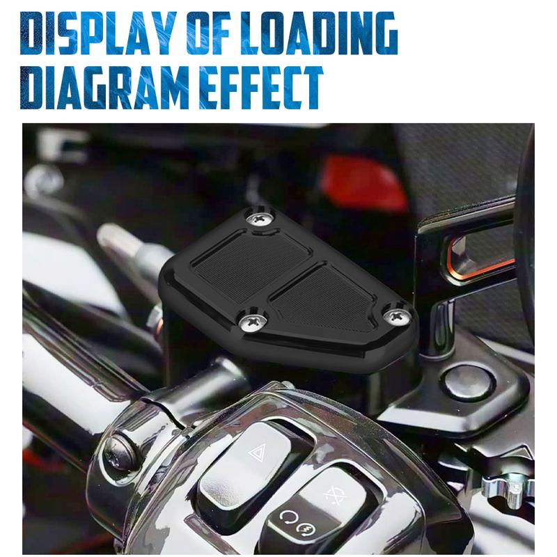 Motorcyle Front Brake Master Cylinder Cover Pump Cap For Harley Touring Street Road Glide 2024-2025 FLHXSE FLHXU FLTRX FLTRXSE