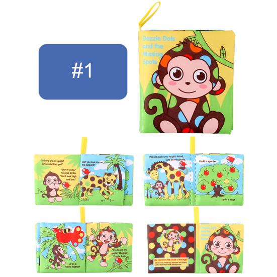 Тканевые детские книги, практичные, устойчивые к разрыву, мягкие детские тканевые книги для раннего образования для школы