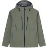 Solid Color Hooded Long Sleeve Waterproof Breathable Jacket Men Jacket Monkey-Green 152440606-1