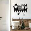 1 PC Charming Cat-Themed Metal Wall Hook - Perfect For Towels, Coats, And Keys - Ideal Gift For Cat Lovers - Versatile Home Decor,