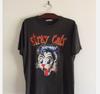 Футболка с принтом Stray Cats Черная Классическая Хлопковая Футболка Унисекс S-5XL Унисекс Футболка