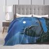 Anime Tonari No Totoro blanket Cover Fleece T-Totoros Cute Warm Throw blanket for Home Couch Bedroom Quilt