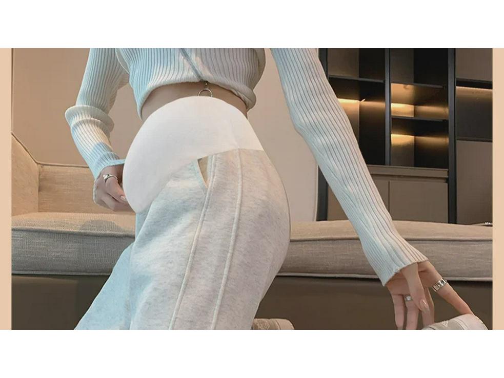 Мягкие леггинсы для беременных из овчины: Плотные, бархатные, поддерживающие живот спортивные брюки