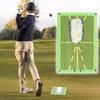 Portable Golf Training Mat For Swing Detection Batting Ball Trace Directional Mat Swing Path Practice Pads
